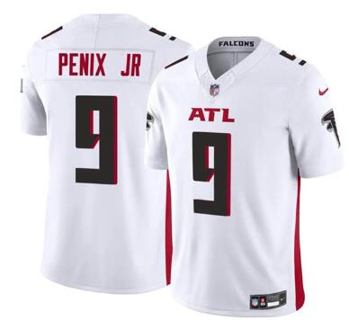 Men's Atlanta Falcons #9 Michael Penix Jr  Football Stitched Jersey