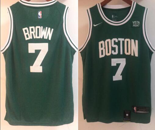 Men's Jaylen Brown 7 Boston Celtics stitched  Jersey