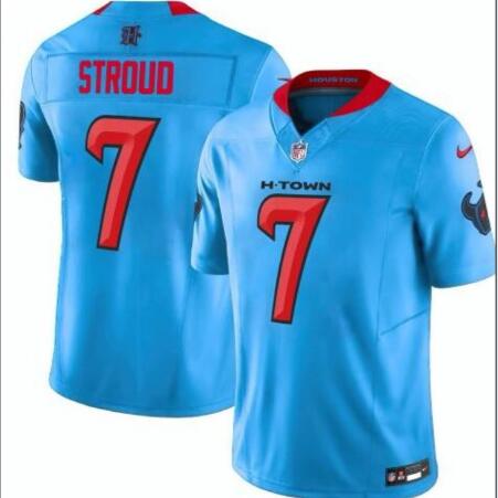 Men's Houston Texans #7 C.J. Stroud  2024  Stitched Jersey