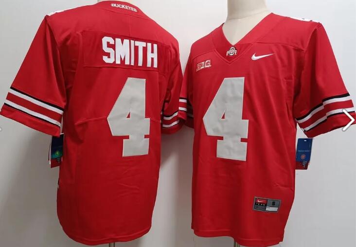 Ohio State Buckeyes Jeremiah Smith #4 Men's Stitched  jersey