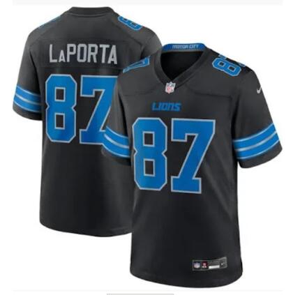 Men's Detroit Lions #87 Sam Laporta Limited  2024 Vapor Stitched Jersey