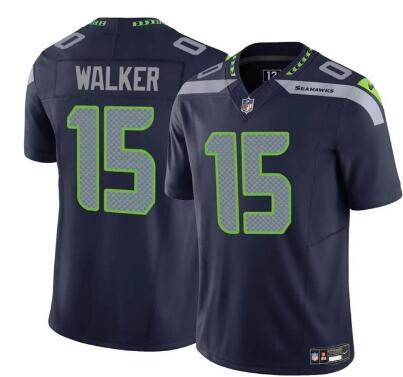 Men's Seattle Seahawks #15 P.J. Walker    Stitched Jersey