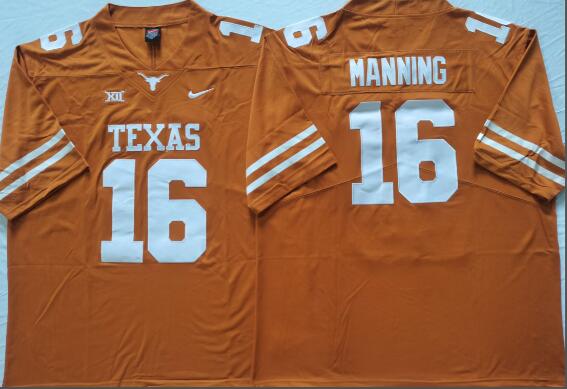 Men's Texas Longhorns  #16 MANNING jersey