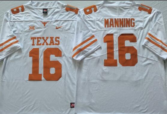 Men's Texas Longhorns  #16 MANNING jersey