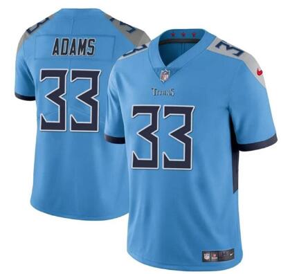 Men's Tennessee Titans #33 Jamel Adams  Stitched Jersey