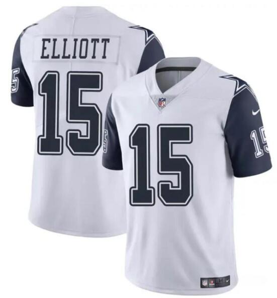 Men’s Dallas Cowboys #15 Ezekiel Elliott  Limited Football Stitched Jersey