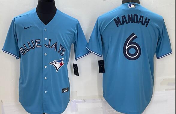 Men's Toronto Blue Jays #6 Alek Manoah  Cool Base Stitched Jersey