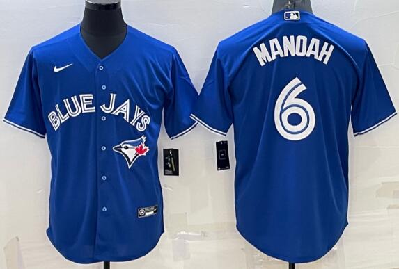 Men's Toronto Blue Jays #6 Alek Manoah  Cool Base Stitched Jersey