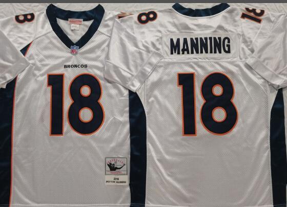 Men's Denver Broncos Peyton Manning Mitchell & Ness stitched jersey