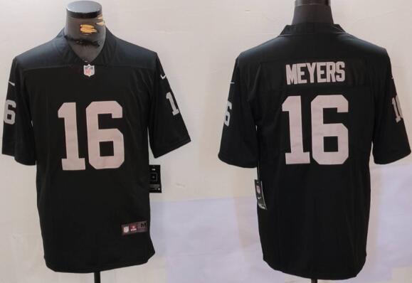 Men's Las Vegas Raiders #16 Jakobi Meyers  Football Stitched Jersey