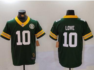 Men's Green Bay Packers #10 Jordan Love Limited Stitched Jersey