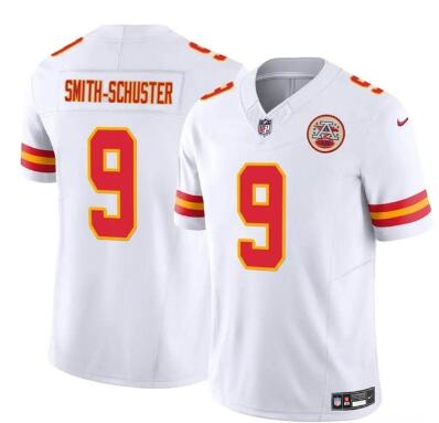 Men’s Kansas City Chiefs #9 JuJu Smith-Schuster Limited Stitched Football Jersey