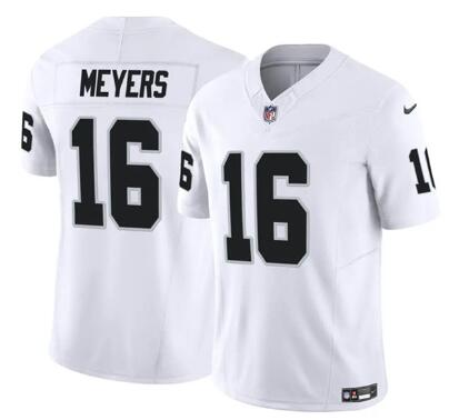 Men's Las Vegas Raiders #16 Jakobi Meyers  Football Stitched Jersey