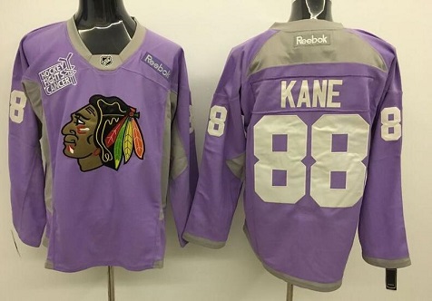 New Chicago Blackhawks #88 Patrick Kane Purple Ice hockey Jersey