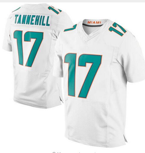 Men  #17 Ryan Tannehill Football Jersey White