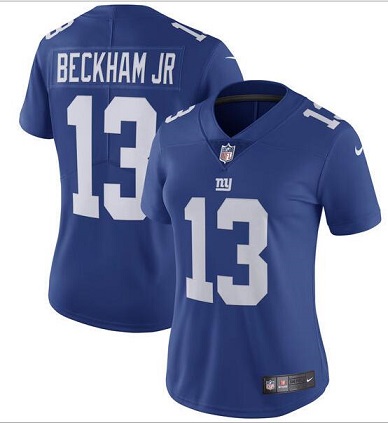 Women  #13 Odell Beckham Jr embroidery Logos