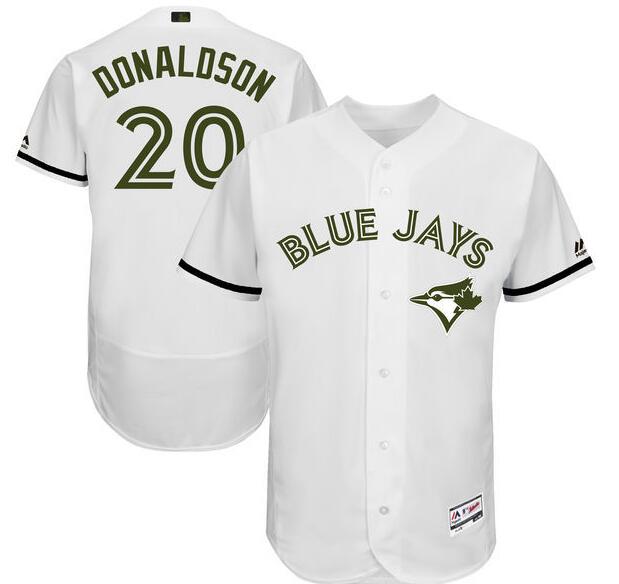 Toronto blue jays 20 Josh Donaldson Commemorative Edition Baseball Jerseys