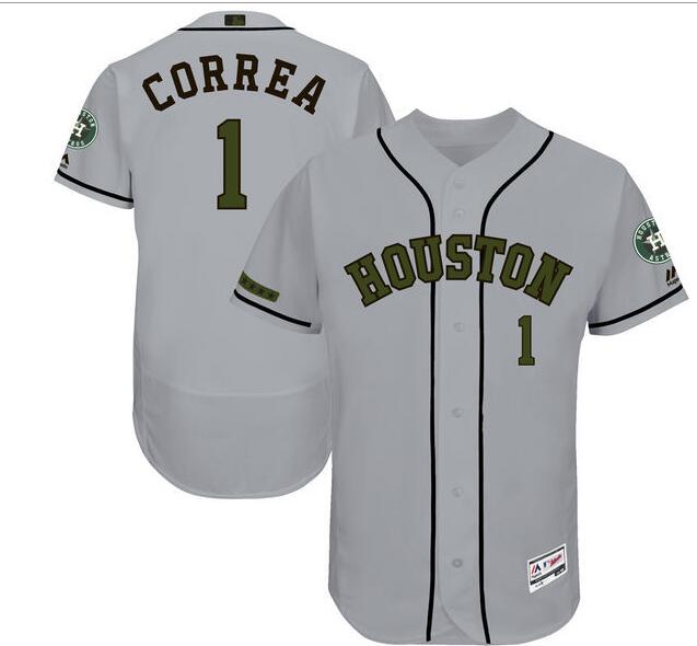 Houston Astros #1 Carlos Correa orange MLB baseball Jerseys Commemorative Edition