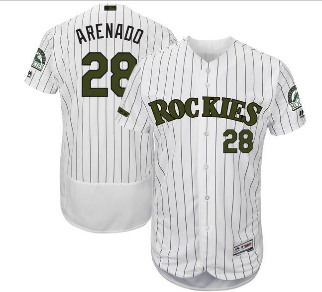 Mens 28 Nolan Arenado Baseball Jersey Commemorative Edition