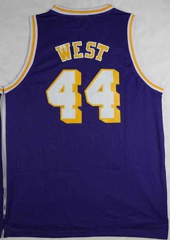 Mens 44 Jerry West Basketball Jersey