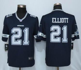 #21 Ezekiel Elliott Navy Blue