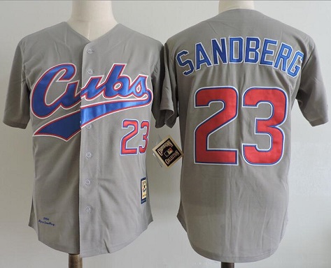 Men's Chicago Cubs Ryne Sandberg Baseball Throwback Jersey