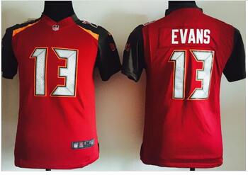 Men's 13 Evans red  football Jerseys