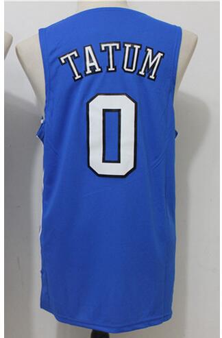 Men's Ncaa college 0 Jayson Tatum Jerseys Embroidery 100% Stitched