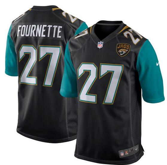 Men's Jacksonville Jaguars Leonard Fournette Nike Black 2017 Draft Pick Game Jersey