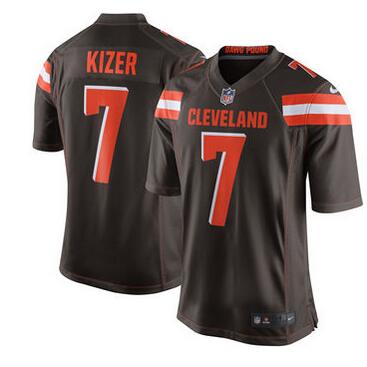 Men's Cleveland Browns DeShone Kizer Nike Brown 2017 Draft Pick ersey