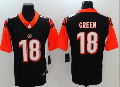 Men's Cincinnati Bengals A.J. Green Nike Black Vapor Untouchable Limited Player Jersey