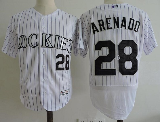 Colorado Rockies 28 Nolan Arenad Baseball Jersey 03