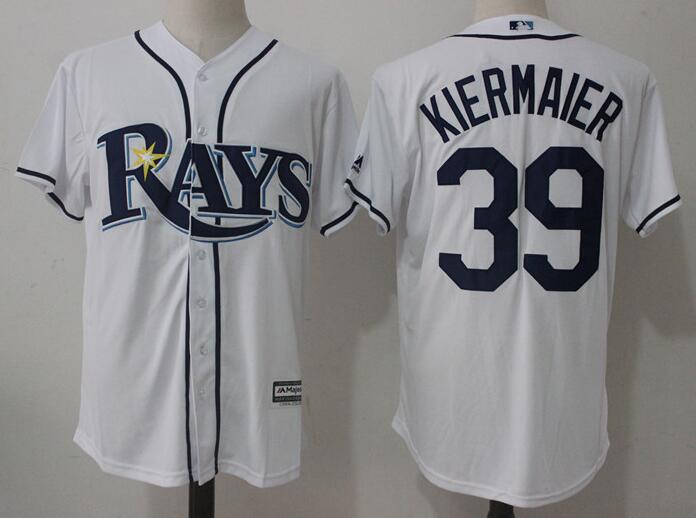 Men's Tampa Bay Rays Kevin Kiermaier  White  Baseball Jersey