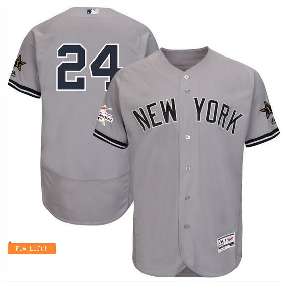 Men's New York Yankees Gary Sanchez Majestic Gray 2017 MLB All-Star Game Authentic Flex Base Jersey