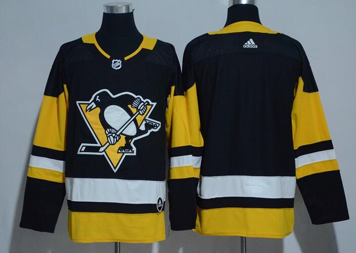 Adidas Men Pittsburgh Penguins Blank Black nhl ice hockey men jersey