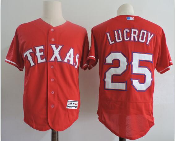 Men's Texas Rangers Jonathan Lucroy   Home Jersey