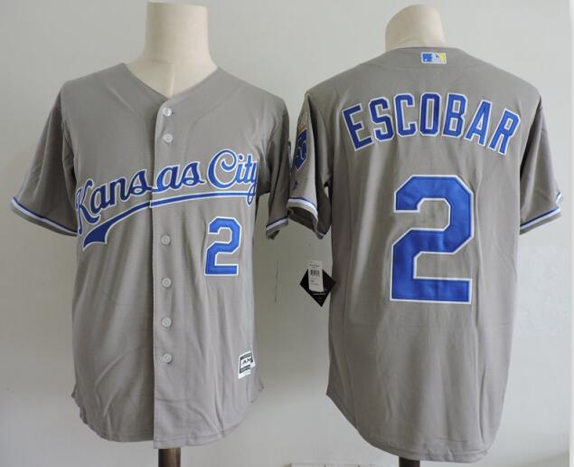 Men's Kansas City Royals Alcides Escobar Jersey