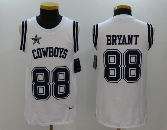 men's Dallas Cowboys Dez Bryant Sleeveless Football Jerseys