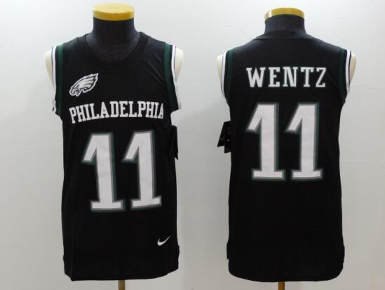 Men's 11 Carson Wentz jerseys Sleeves