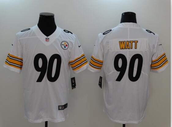 New Men's Pittsburgh Steelers T.J. Watt Nike  White Jersey