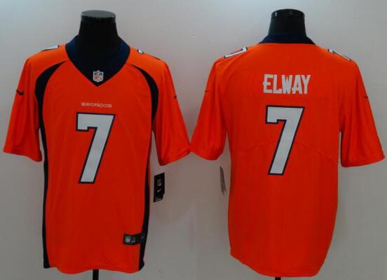 Nike Denver Broncos 7 Elway orange nfl Jerseys