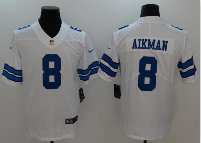 Nike Troy Aikman Dallas Cowboys White Legends Replica Jersey