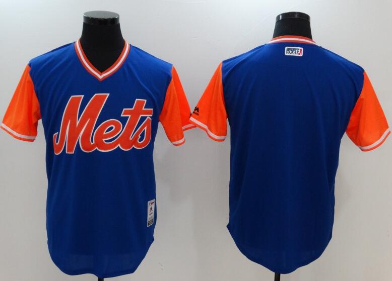 Men's New York Mets Majestic Royal 2017 Players Weekend Authentic Team Jersey