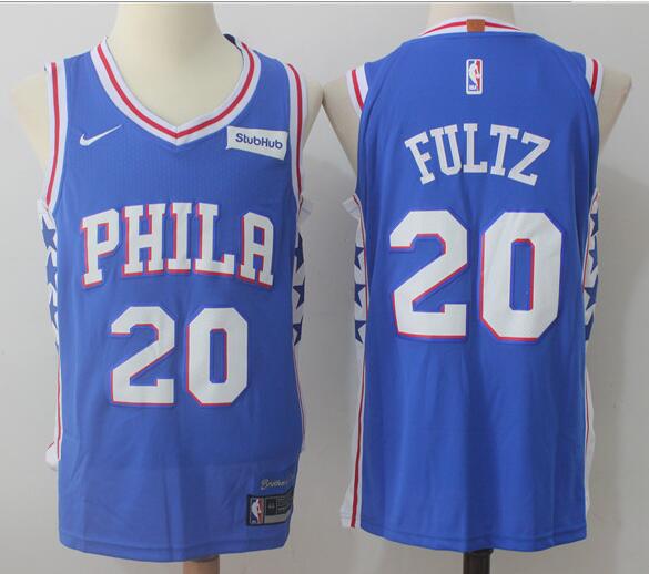 Nike New Mens New 20 Markelle Fultz Basketball Jersey Stitched Blue