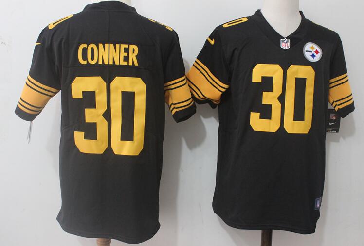 Men's Pittsburgh Steelers James Conner Football jersey Black