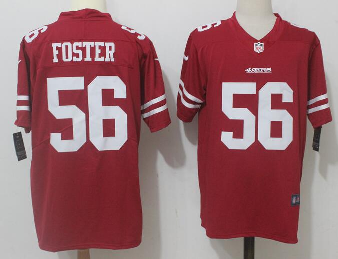 Men's San Francisco 49ers Reuben Foster NFL Pro Line Scarlet Big & Tall Player Jersey