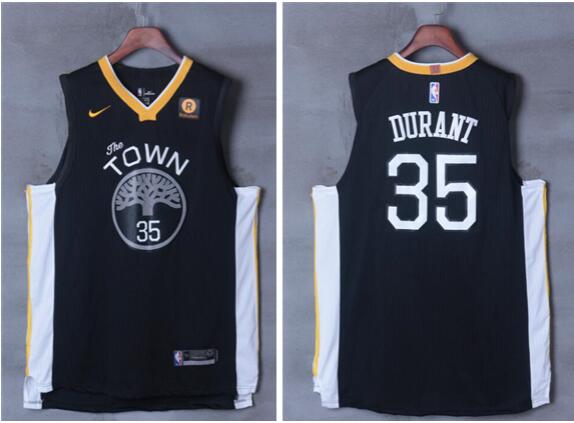 Nike Mens 35 Kevin Durant Black basketball Jersey