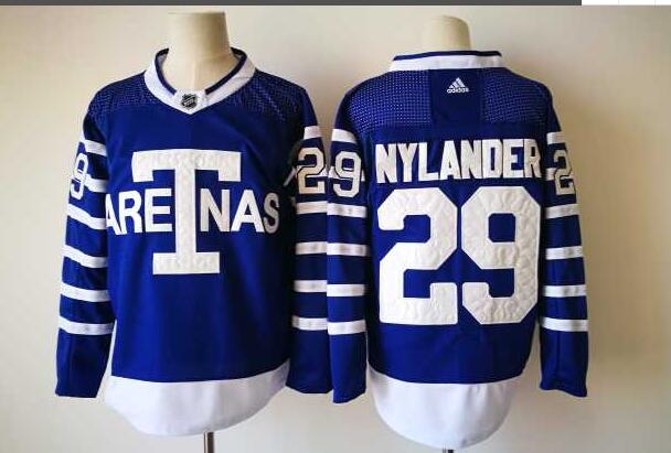 Adidas Toronto Maple Leafs 29 William Nylander blue Ice hockey Jersey