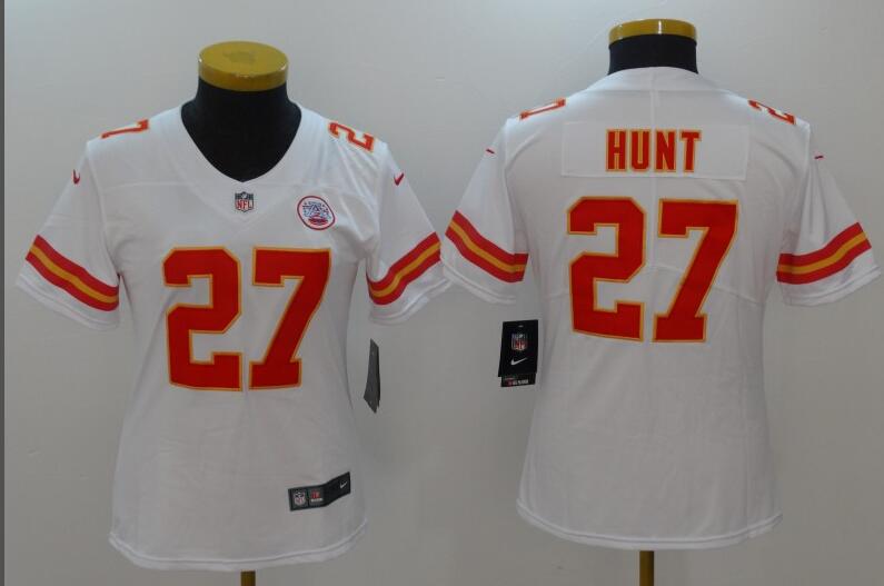 Women's Kansas City Kareem Hunt NFL football Jersey