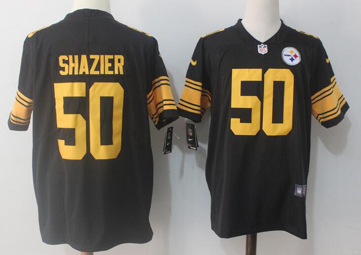 Mens Pittsburgh Steelers Ryan Shazier Nike Black Jersey